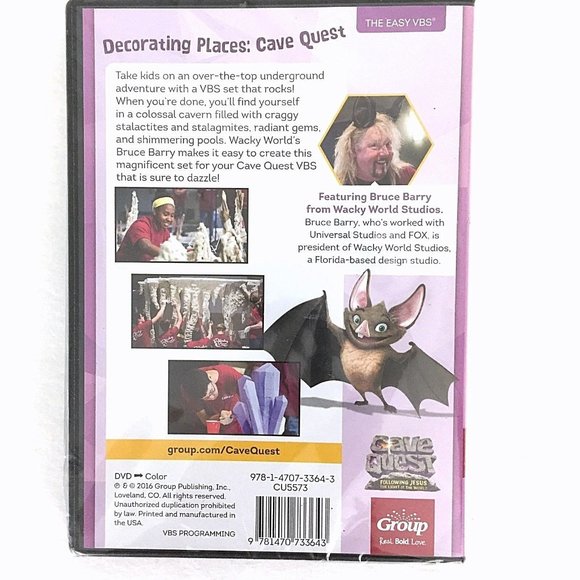 Cave Quest Maker Fun Factory Easy VBS 3 DVDs Decorating Places Ultimate Director - Picture 7 of 12